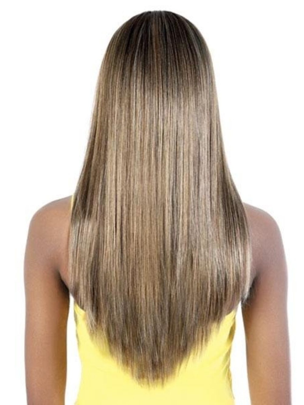 Motown Tress Sleek Straight Synthetic Brown Wig